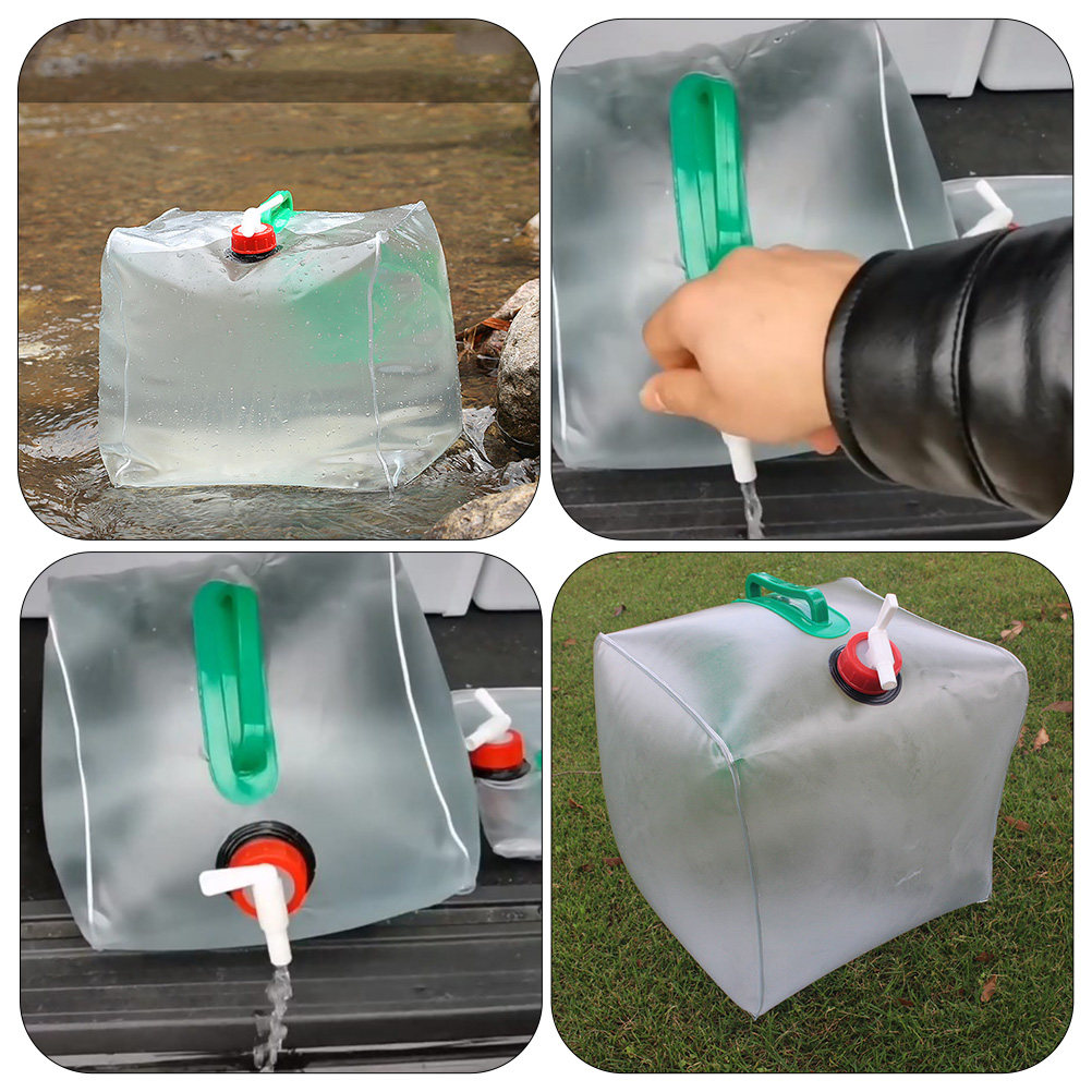 Water Bag Collapsible - Katlanabilir Taşınabilir Su Torbası Açık Hava