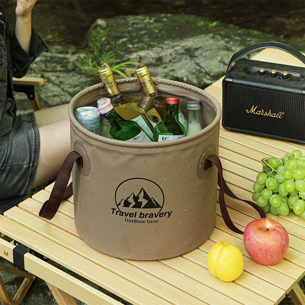 Water Bag Collapsible - Taşınabilir Katlanabilir Açık Hava Su Kovası,