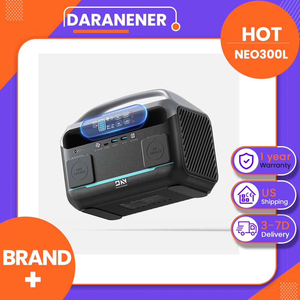 Solar Emergency Charger - Daranener NEO300L 350W Taşınabilir Güç İstasyonu,