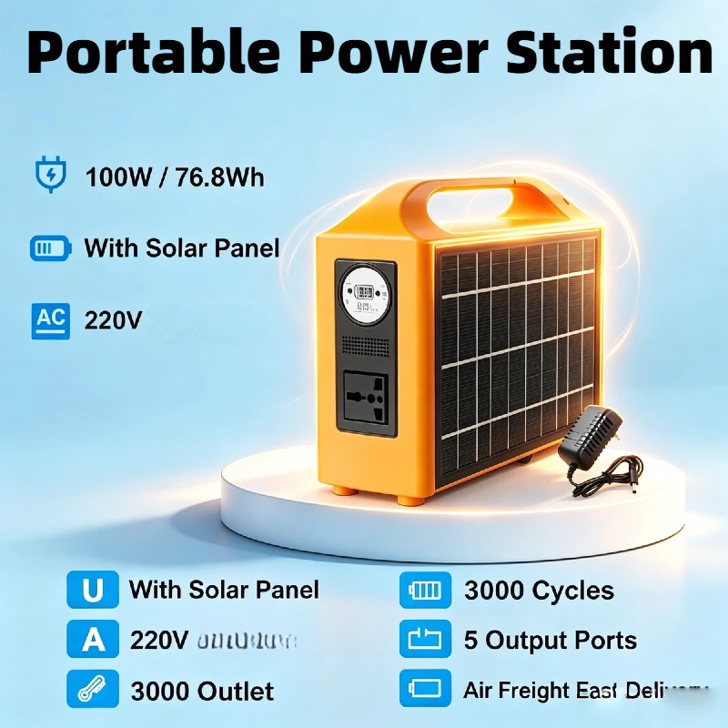 100W LiFePO4 Taşınabilir Güç İ - Solar Emergency Charger incelemesi ve fiyatı