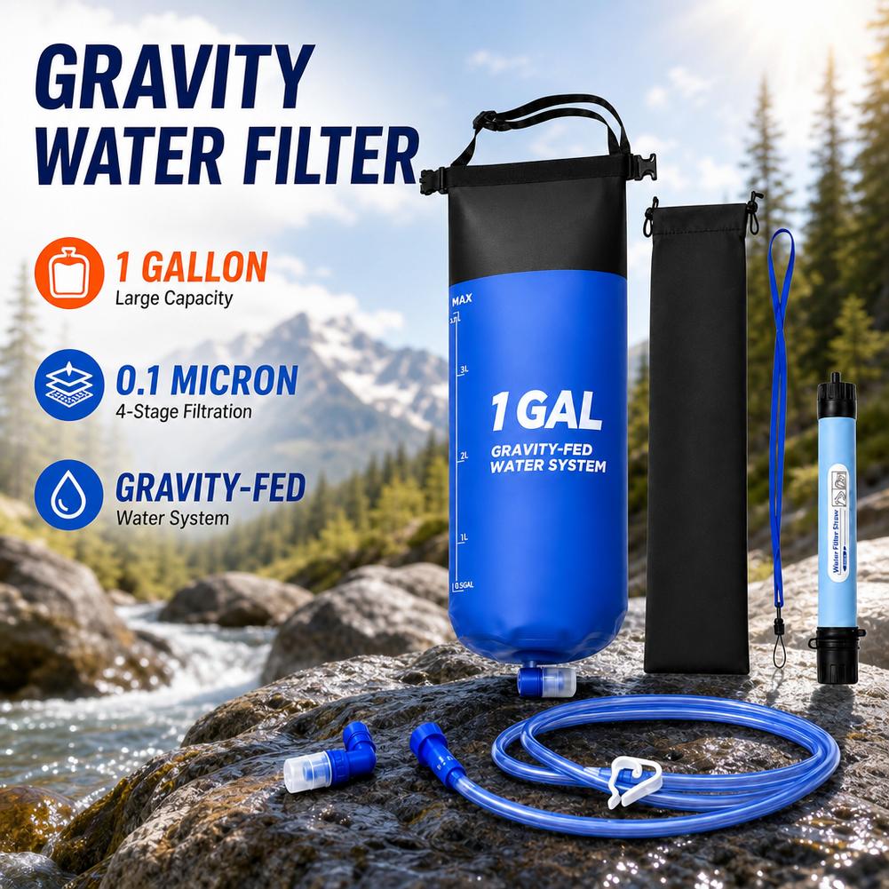 1 Galon Kapasiteli, Yerçekimiy - Water Purification Straw incelemesi ve fiyatı
