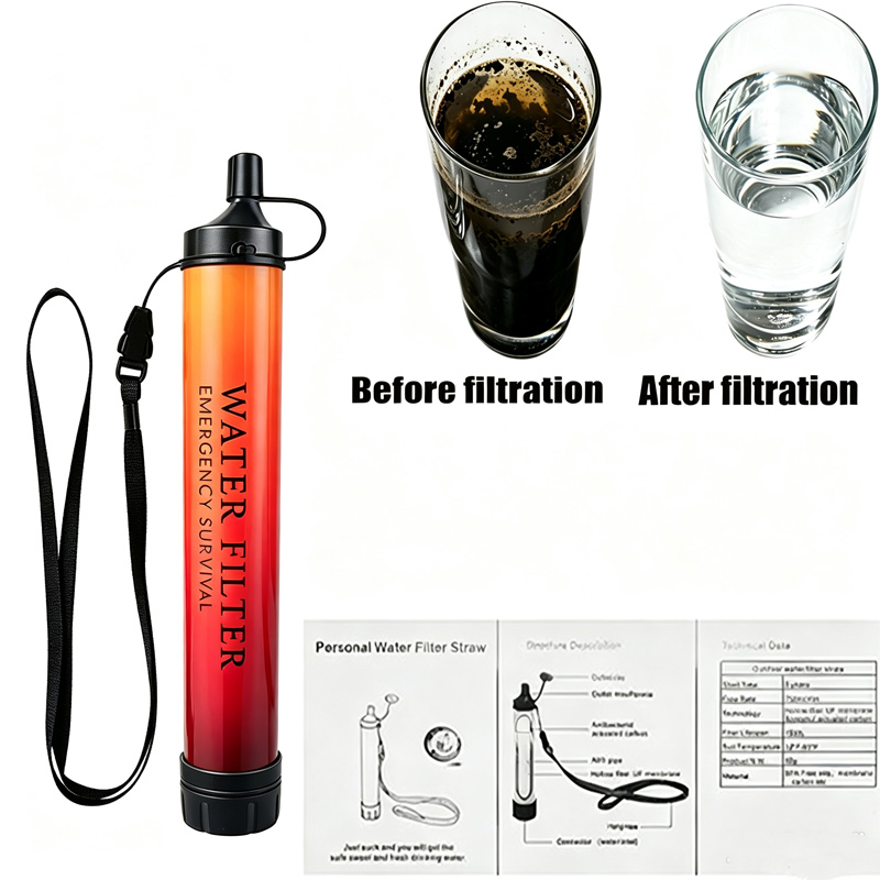 Açık Hava Acil Durum Hayatta K - Water Purification Straw incelemesi ve fiyatı